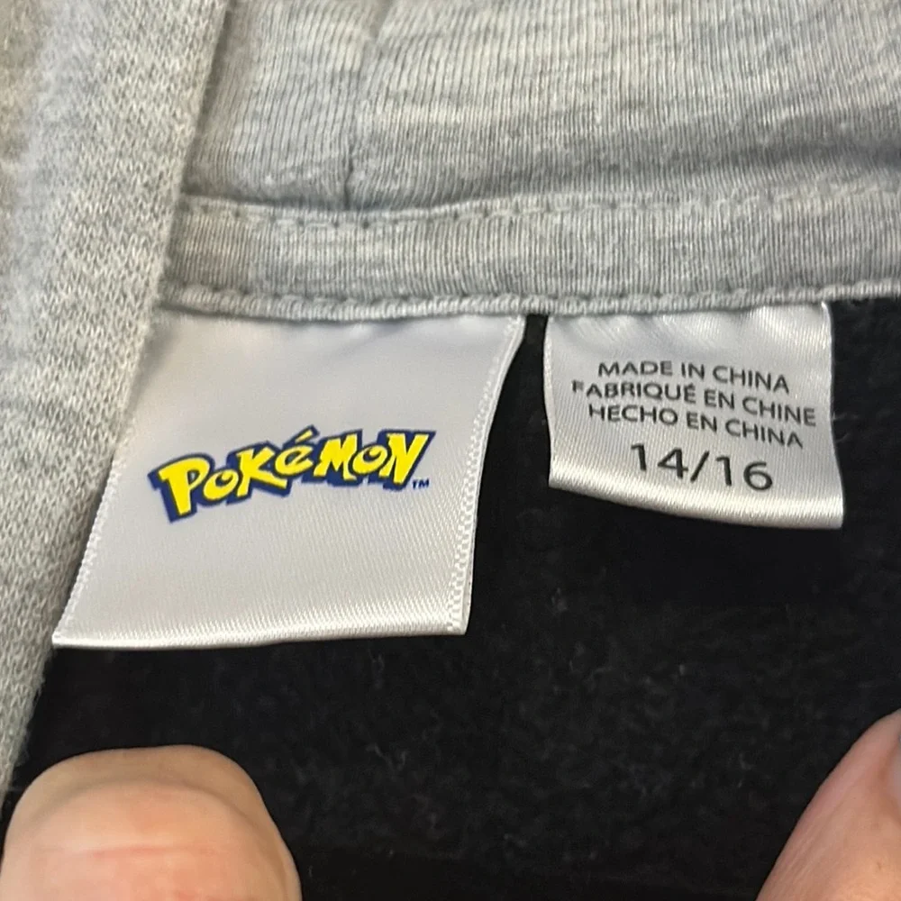 Pokemon Black and Gray Pikachu Sweatshirt - Picture 6 of 7